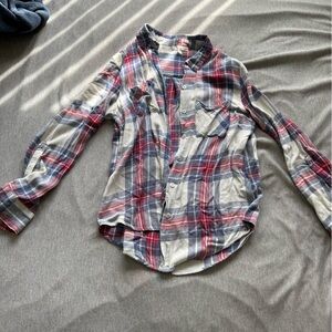 Plaid Button-Up Flannel